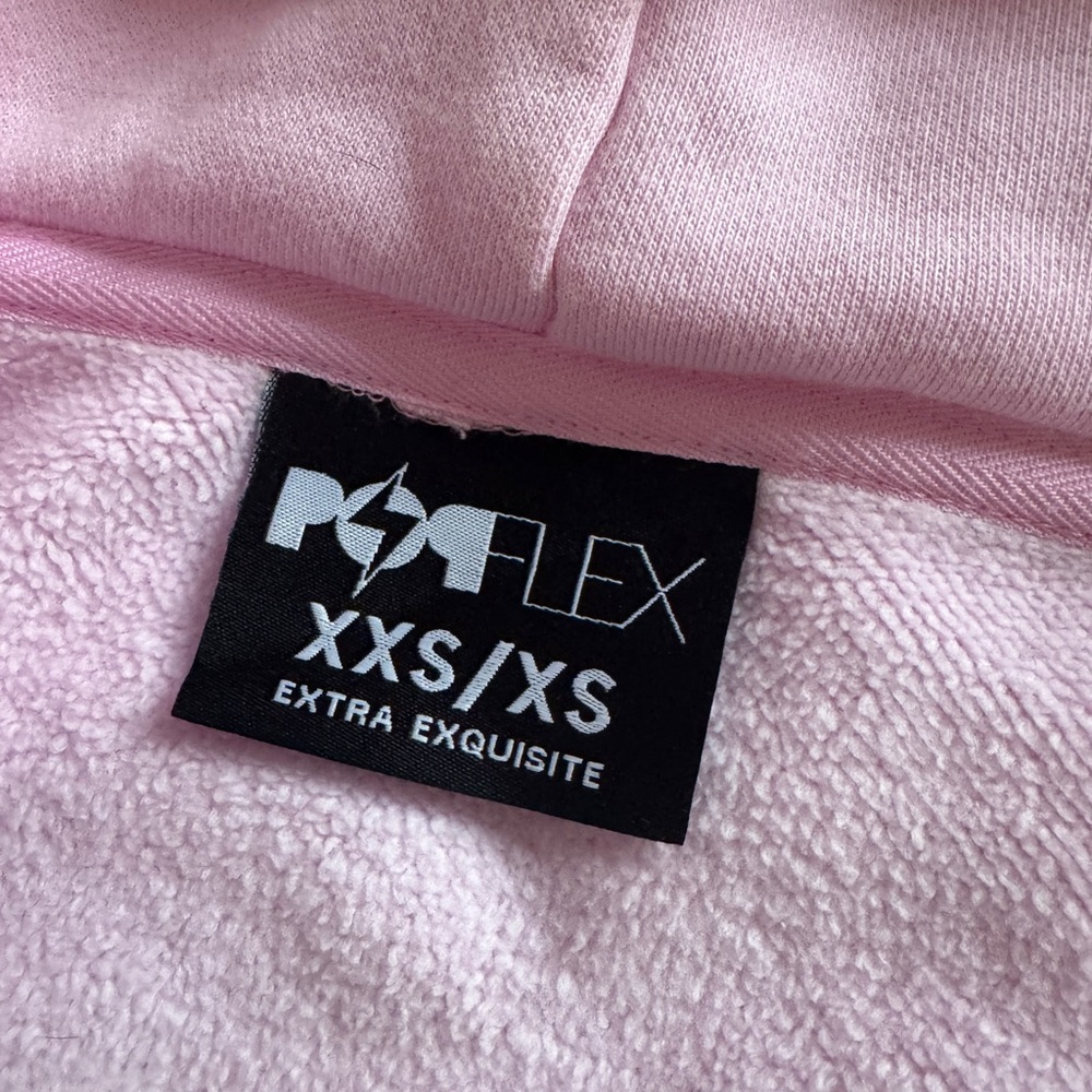 Bubblegum pink hoodie popflex - Picture 3 of 4